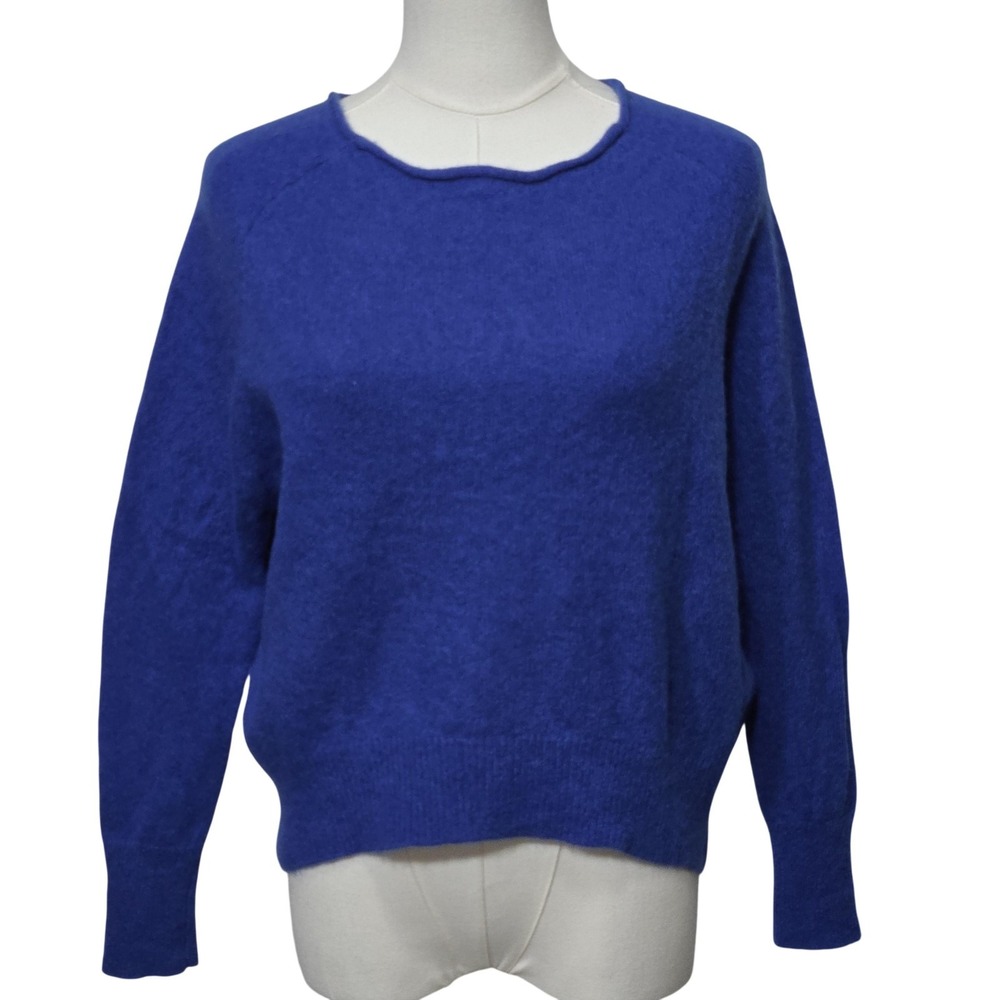 Quince Royal Blue Crew Neck Sweater
